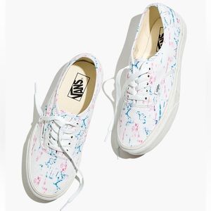 Madewell x Vans® Unisex Authentic Lace-Up Sneakers in Tie-Dye Canvas